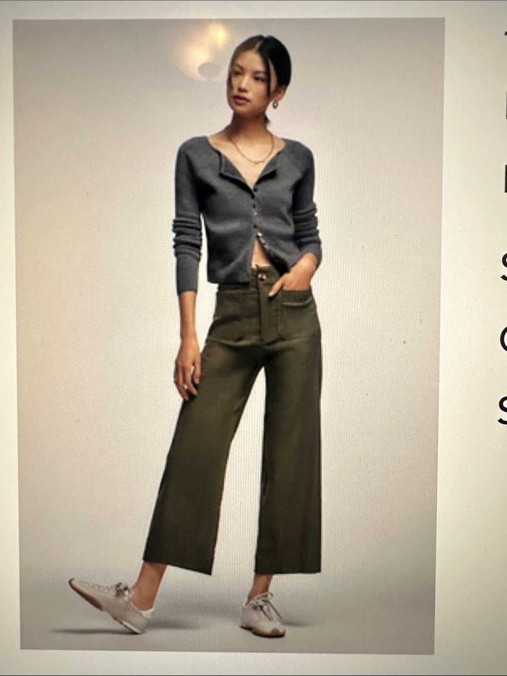 Maeve Colette Wide-Leg Pants Size 27 NWT
